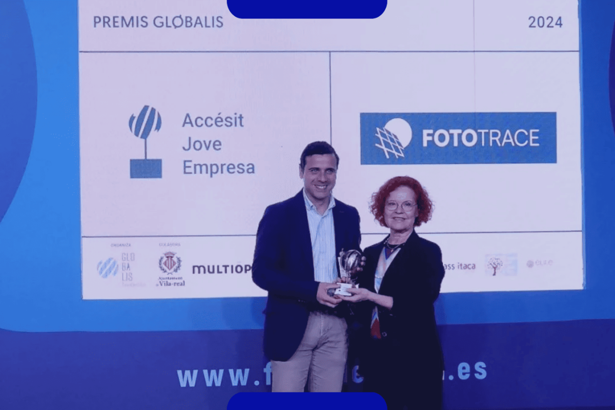 FotoTrace, solución tecnológica de Bluak, recibe el Accésit Joven Empresa en los Premis Globalis 2024